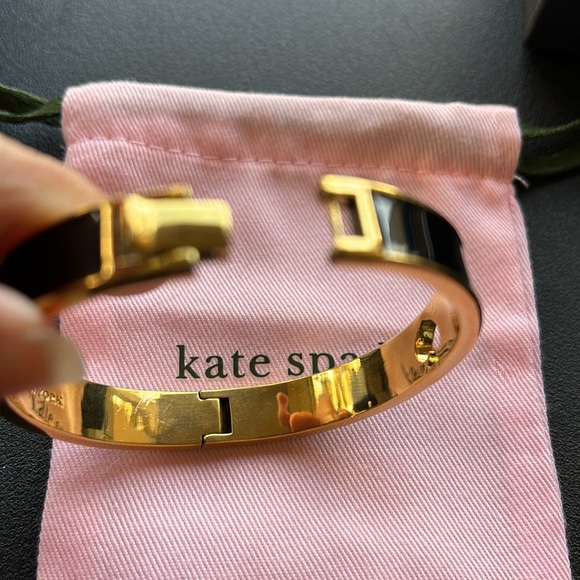 Kate Spade Bangle Bracelet - Black/Gold - NWOT - Picture 5 of 8